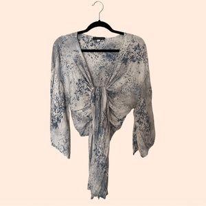 Final Touch wrap blouse